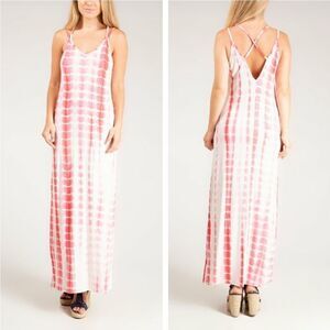 Tie dye maxi dress